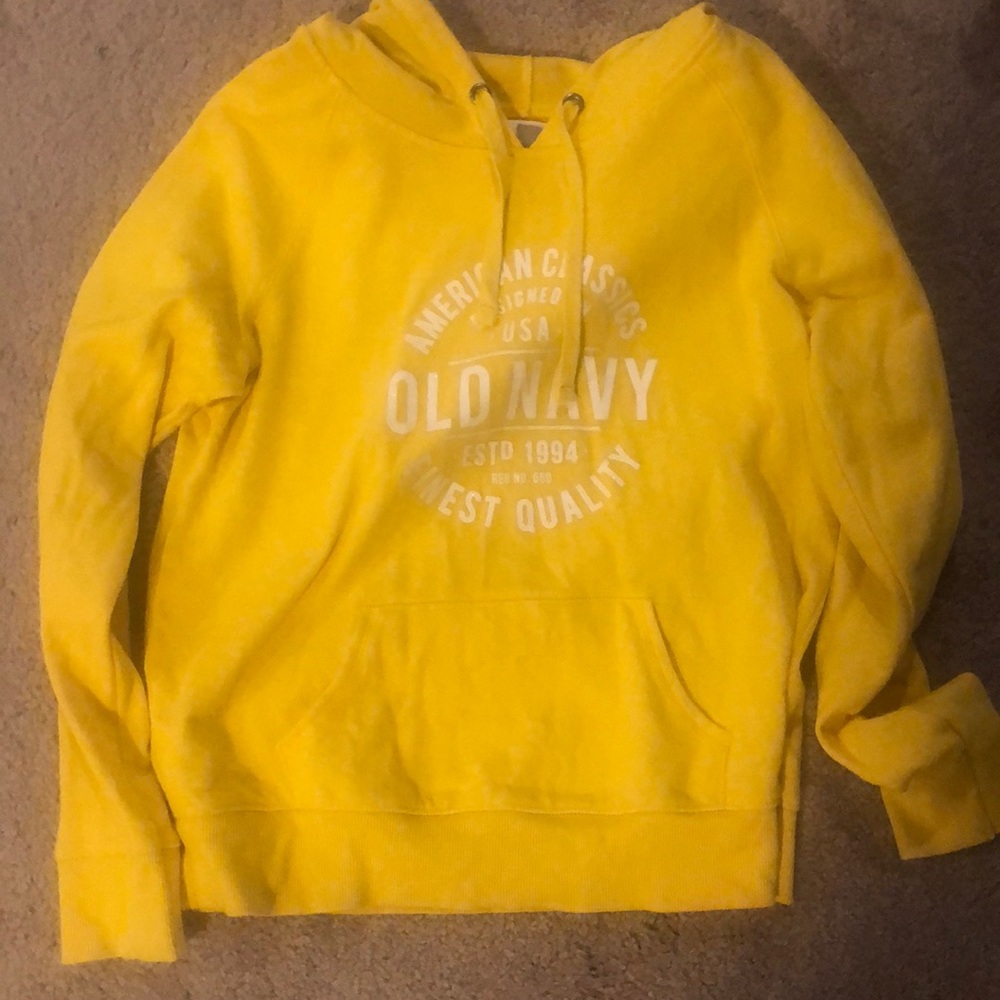 Old Navy Yellow Hoodie
